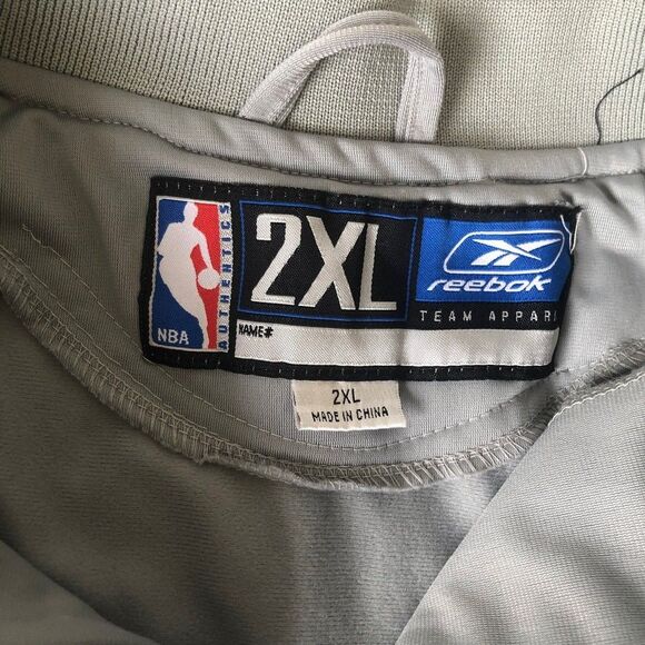 Vintage NBA New Jersey NETS Reebok Warmup Jacket Sz 2XL Basketball Fans Apparel - Picture 6 of 13